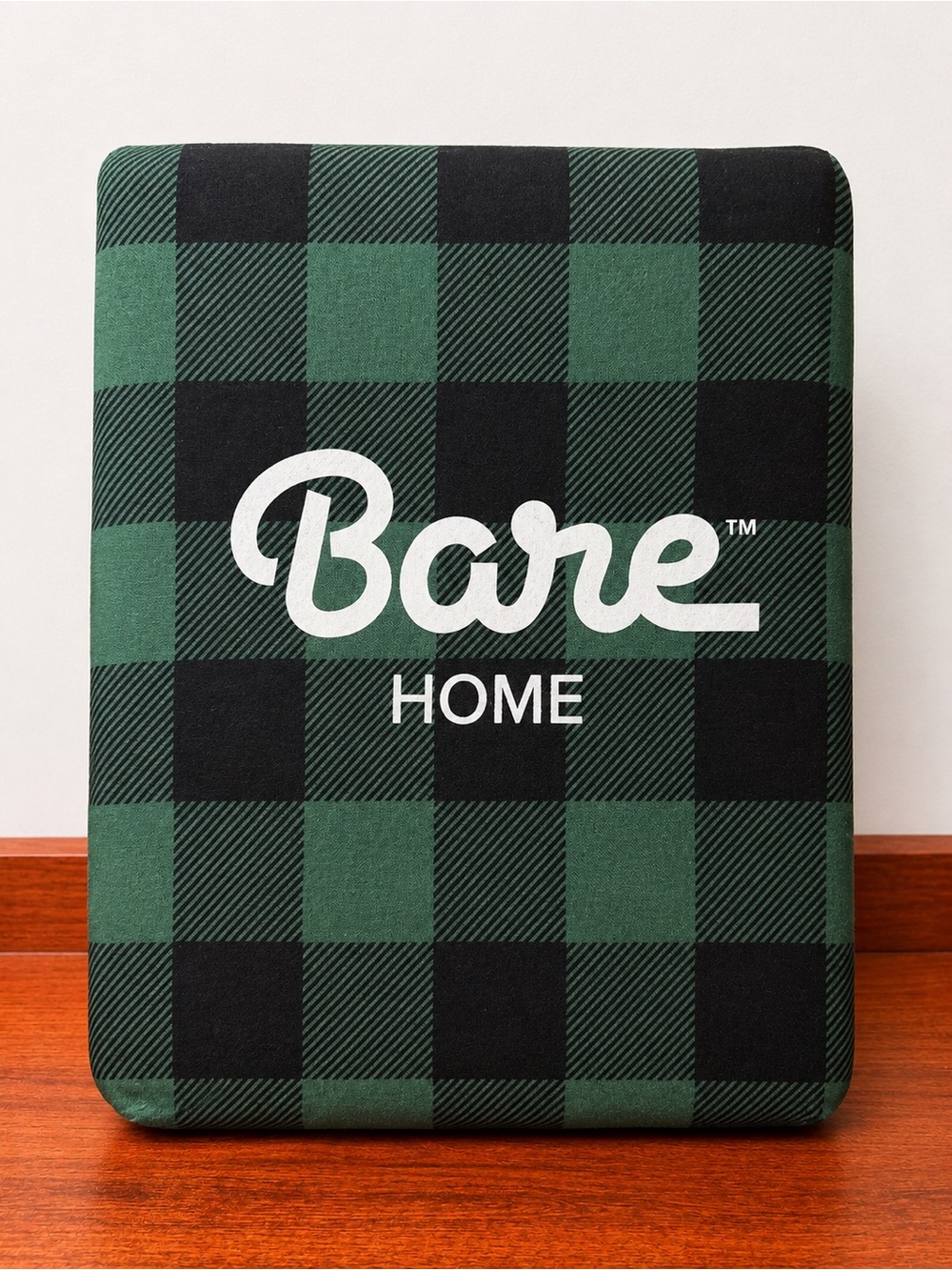 Bare Home Green & Black Buffalo Check Bedding